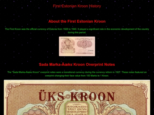 first-estonian-kroon screenshot