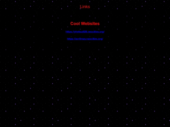 links screenshot
