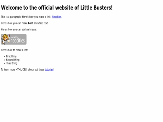 index screenshot