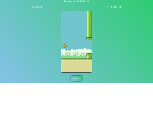 FlappyBirdJS screenshot