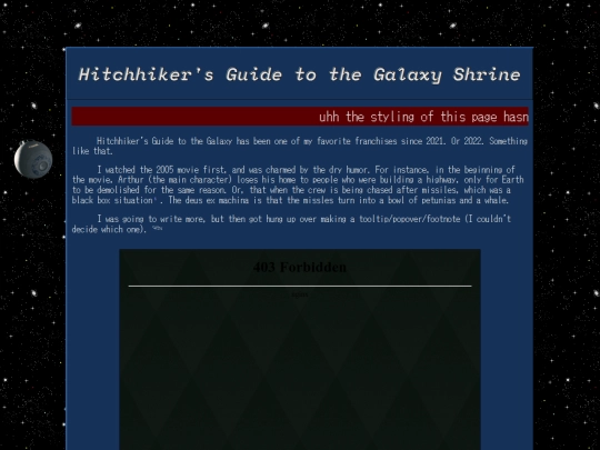 shrines/hhgttg screenshot