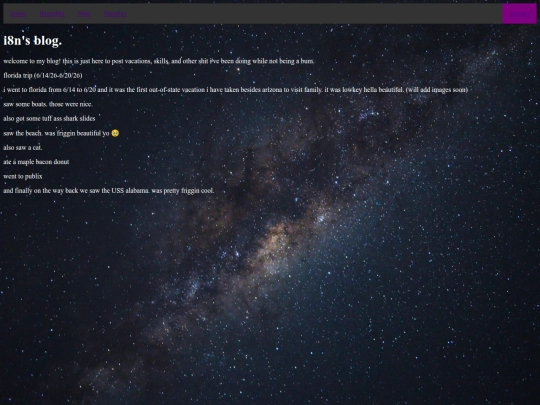 blog screenshot