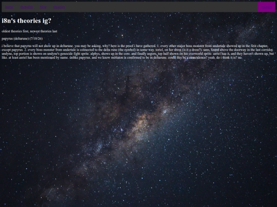 theories screenshot