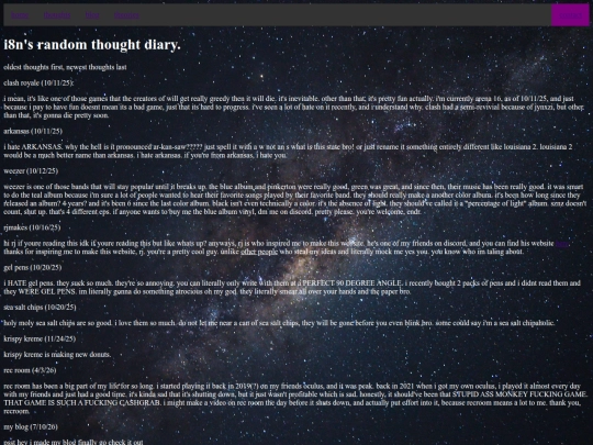 thoughts screenshot