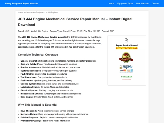 jcb-444-engine-mechanical-service-repair-manual screenshot