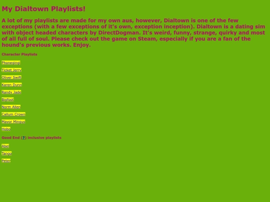 dialtownplaylists screenshot