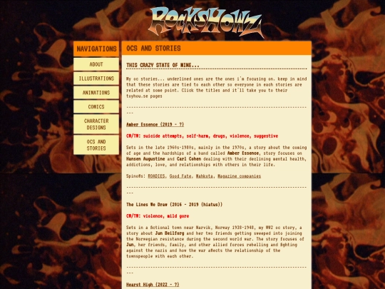 stories screenshot