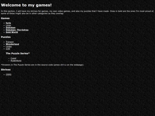 games screenshot