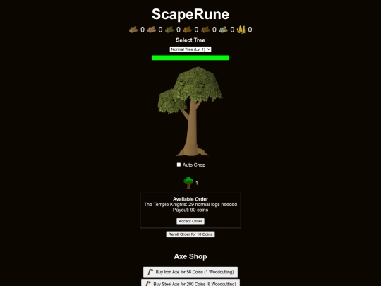 games/scaperune screenshot