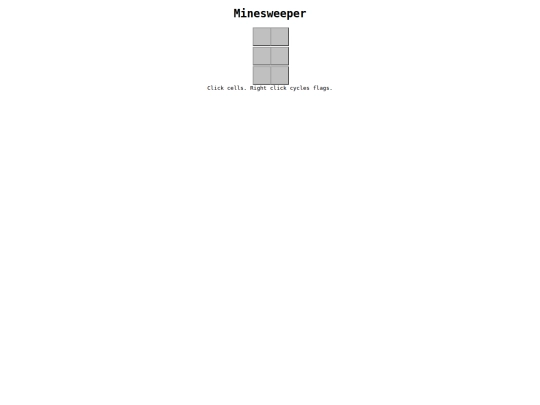 minesweeper screenshot