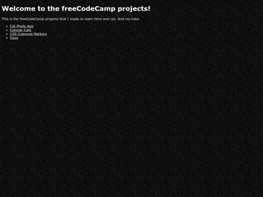 projects screenshot