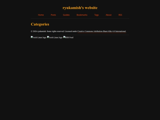 categories screenshot