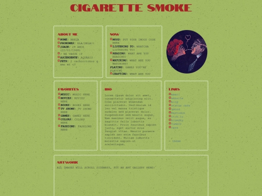 bio screenshot