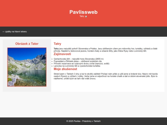 pavliss-tatry screenshot