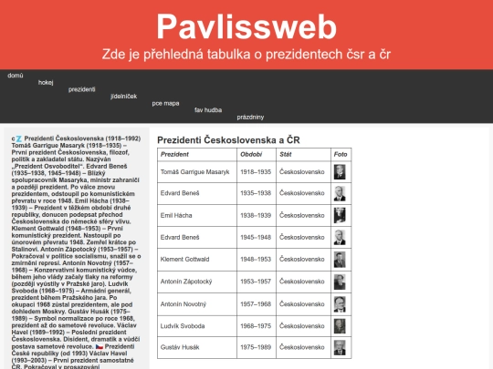 prezidentiCR screenshot