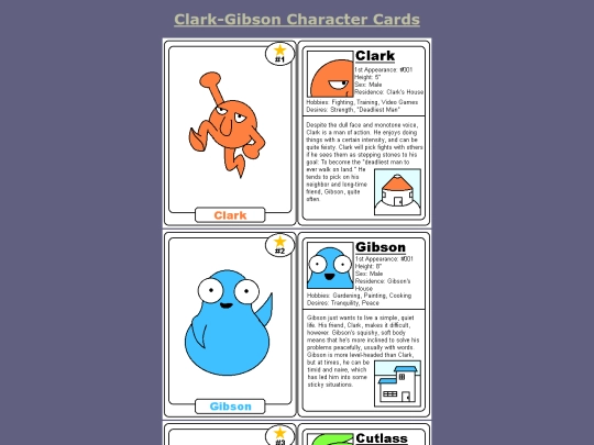 comic/characters screenshot