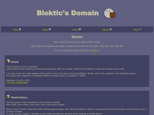 games screenshot