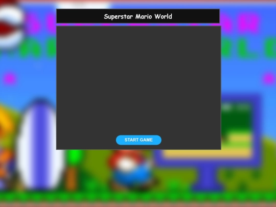 superstarmariogame screenshot
