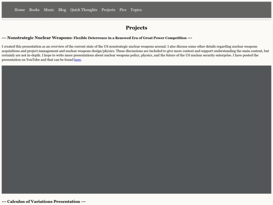 projects screenshot