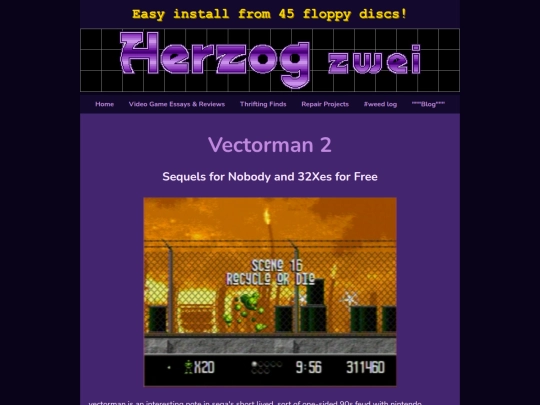 reviews/vectorman-2 screenshot