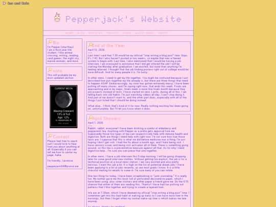 blog screenshot