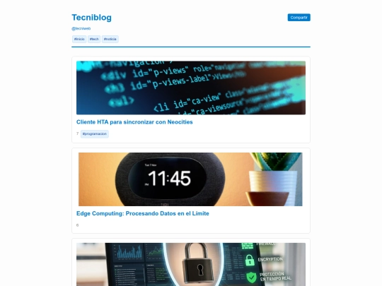 blog screenshot
