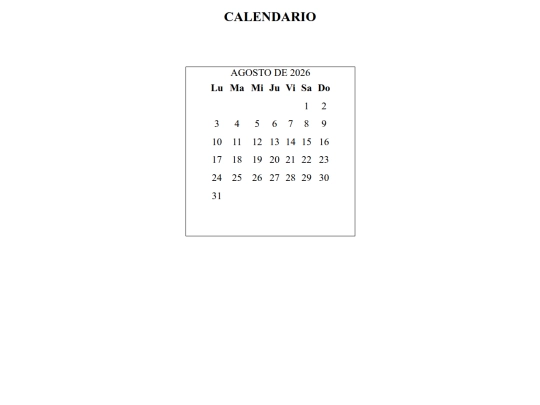 calendario screenshot