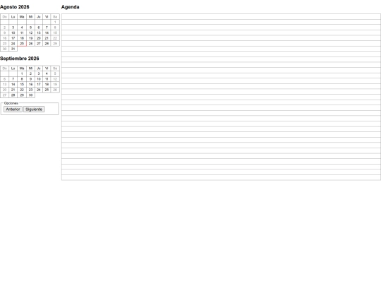 calendario4 screenshot