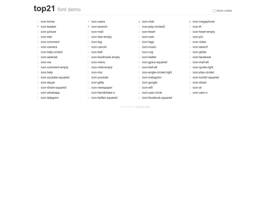 fonts/iconosmenu screenshot