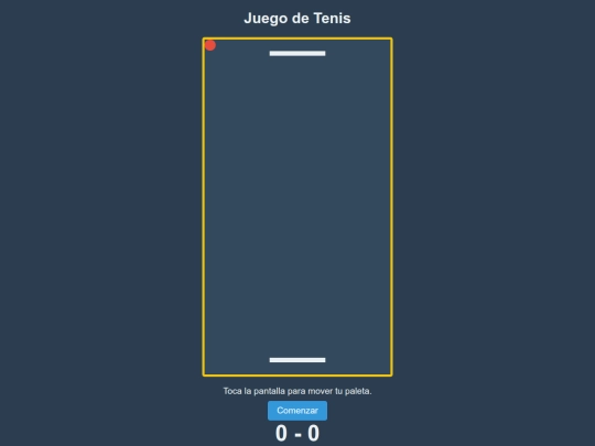 juegos/pong screenshot