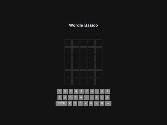 juegos/wordle screenshot
