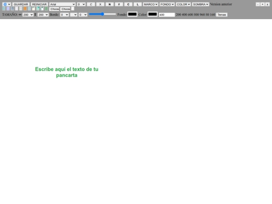 pancarta screenshot