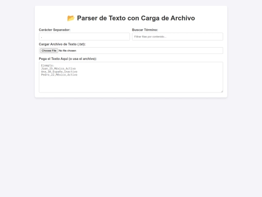parseartexto screenshot