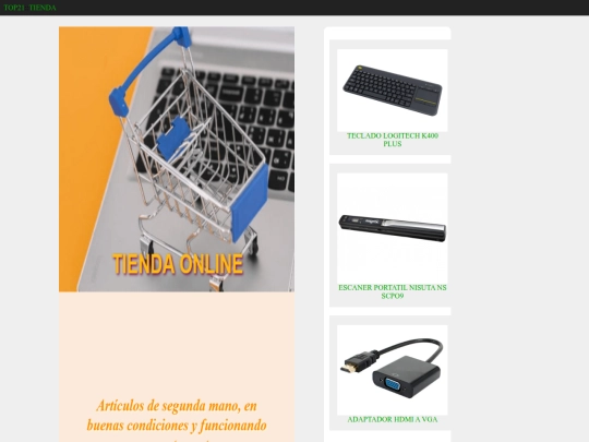 tienda screenshot