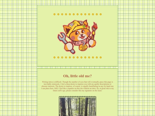 about-me screenshot