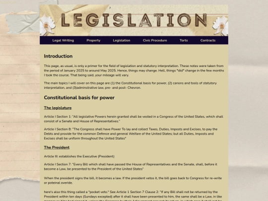 legislation screenshot