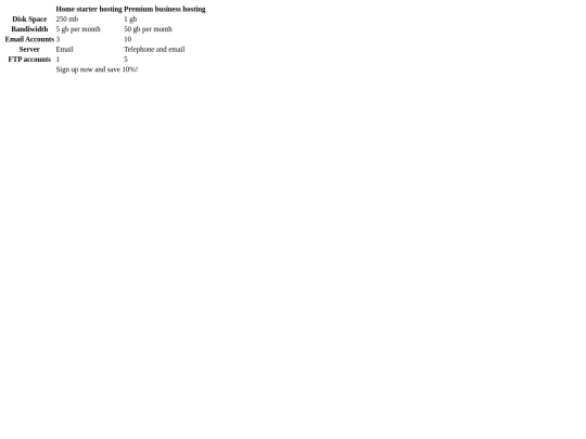 table screenshot