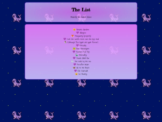 ourList screenshot