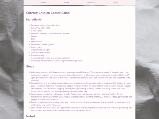 Don't Look/charredchickencaesarsalad screenshot