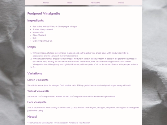 Don't Look/foolproofvinaigrette screenshot