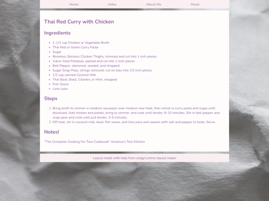 Don't Look/thairedcurrywithchicken screenshot