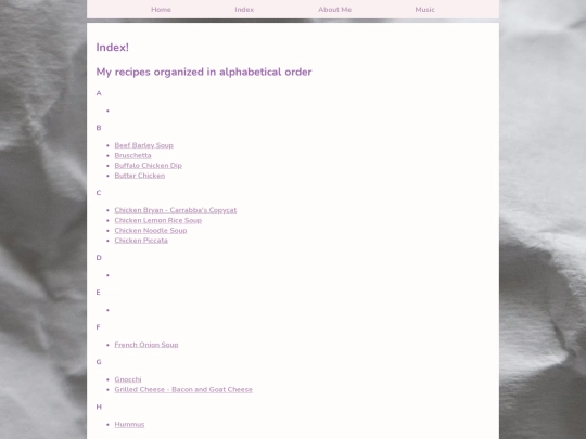 Main Pages/Index screenshot
