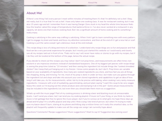 Main Pages/aboutme screenshot