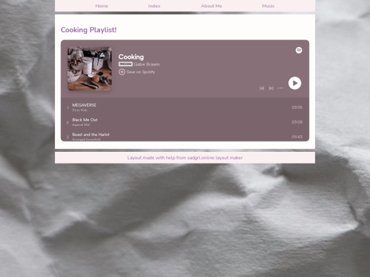 Main Pages/music screenshot