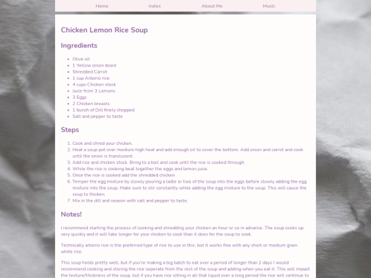 Recipes/chickenlemonricesoup screenshot