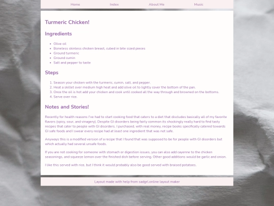 Recipes/turmericchicken screenshot