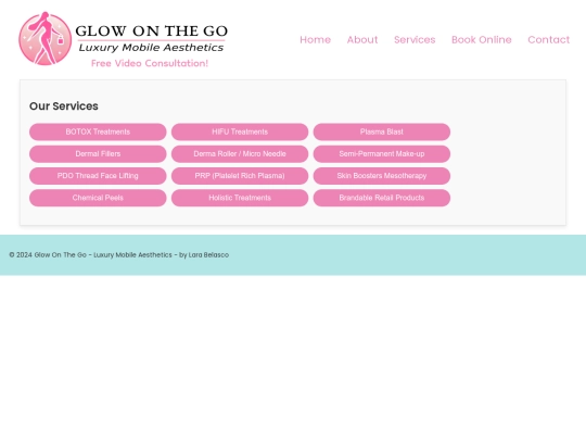 services screenshot