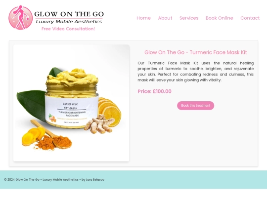 turmeric-face-mask-brand screenshot