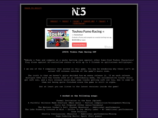 music/nic15/fumoracing screenshot