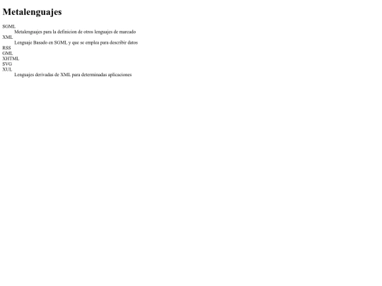Metalenguajes screenshot